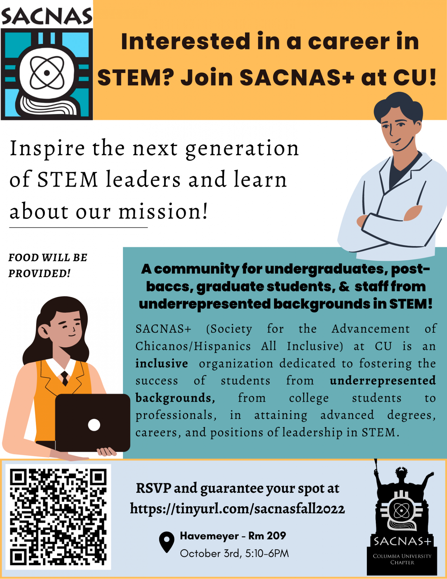 SACNAS Information Session Event Flyer 