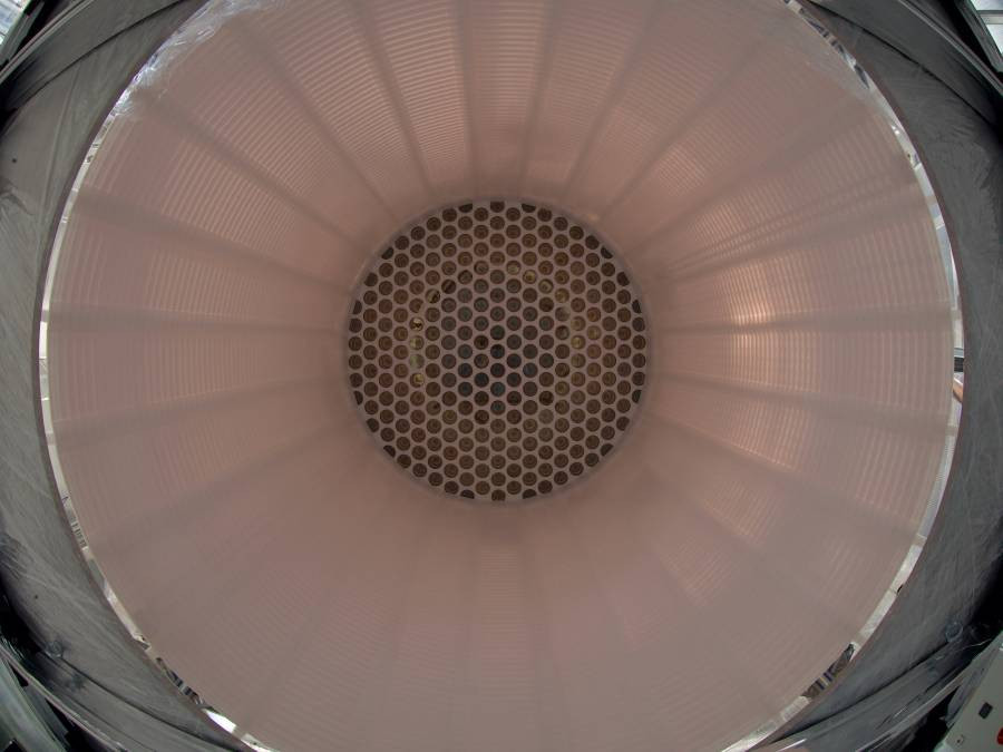 inside of the xenon detector 
