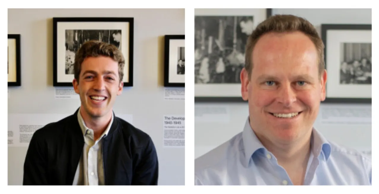Aaron Holman, PhD student, & Sebastian Will, Associate Professor of Physics