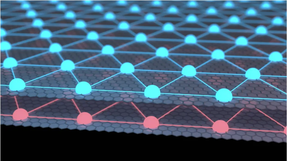 Illustration of graphene layers