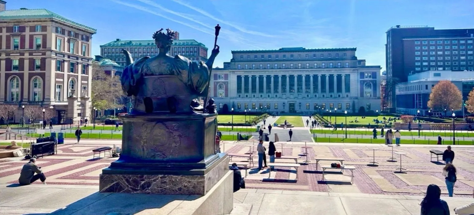 Alma Mater statue 